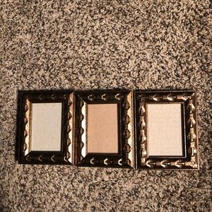 NWOT-3-2x3 Picture Frames-Wood-Bronze Tone